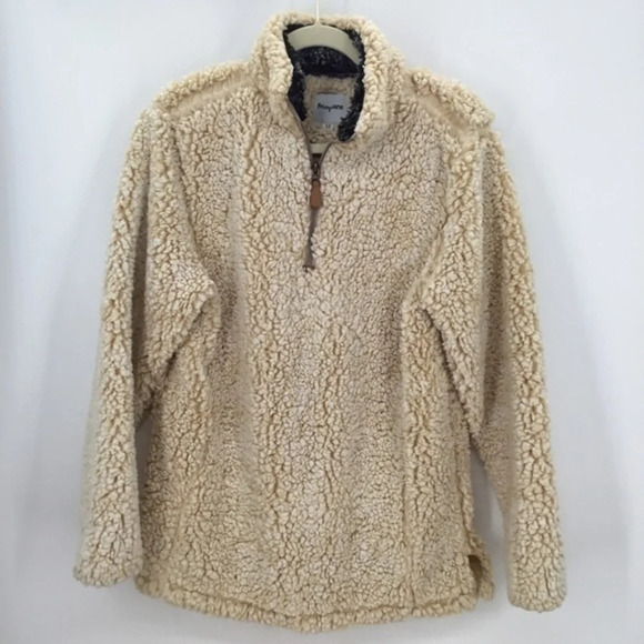 Prissy Jane Women’s Sherpa Pullover 1/4 Zip - Picture 1 of 5